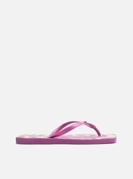 Chinelo De Dedo Bag Roxo Estampado Arezzo Brizza Square E