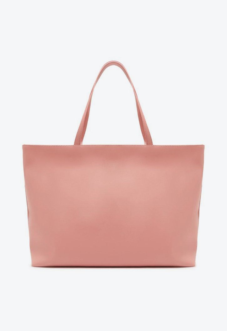 Bolsa Shopping Rosa Anacapri Zíper Grande
