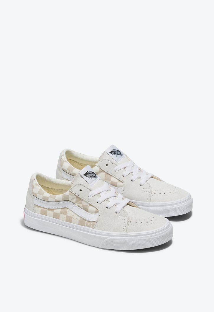 Tênis Sk8-Low Floral Checkerboard Marshmallow