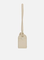 Bag Charm Off-white Arezzo Couro Metal Id