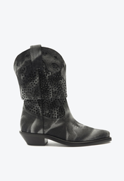Bota Western Jeans Preta Schutz