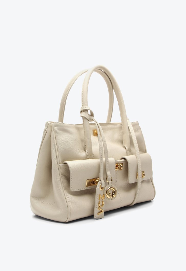 Bolsa Tote Bethany Média Bege