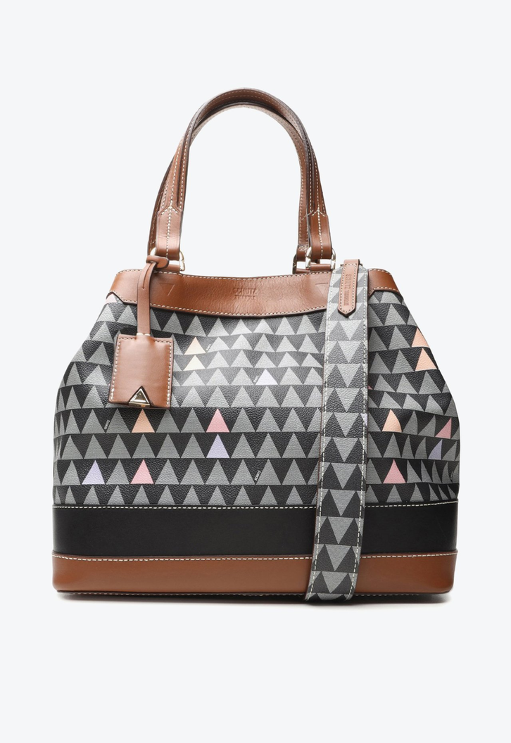 Bolsa Tote Preta Schutz Neo Emma Triangle