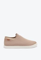 Tênis Slip On Bege Anacapri Knit Mono