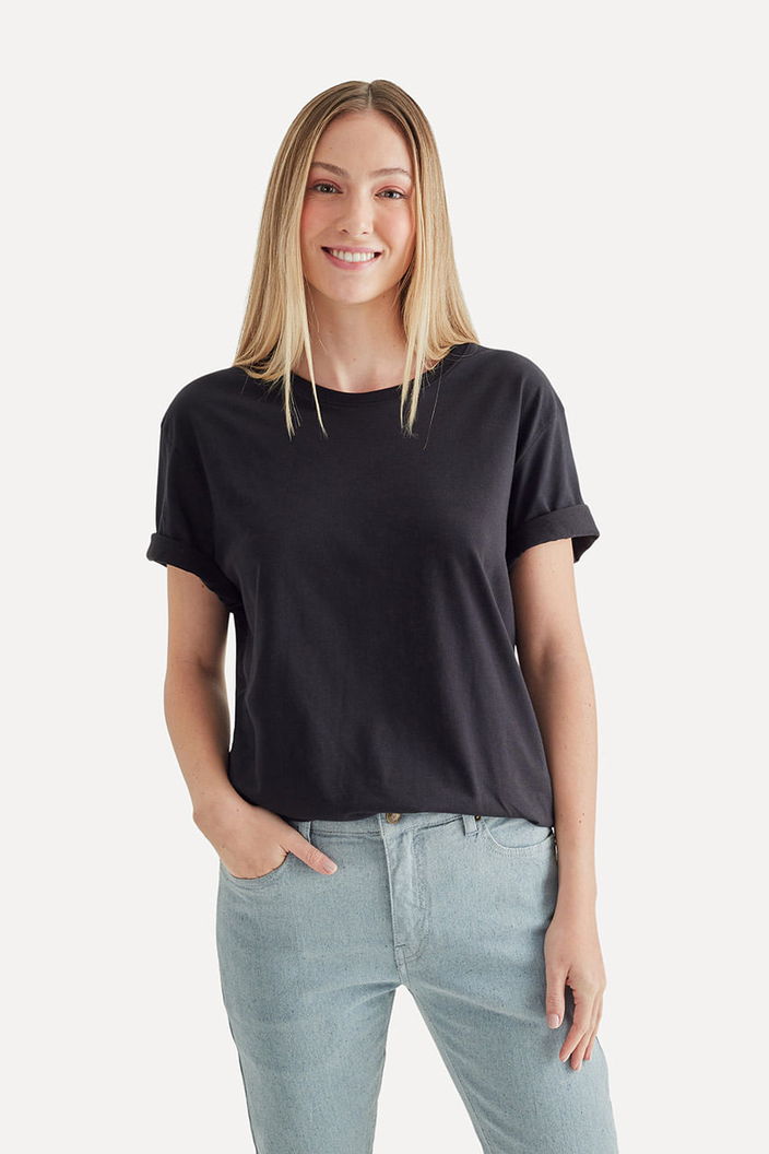 CAMISETA PRETA RESERVA SIMPLES MASCULINA