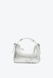 Bolsa Hobo Prata Schutz Média Couro