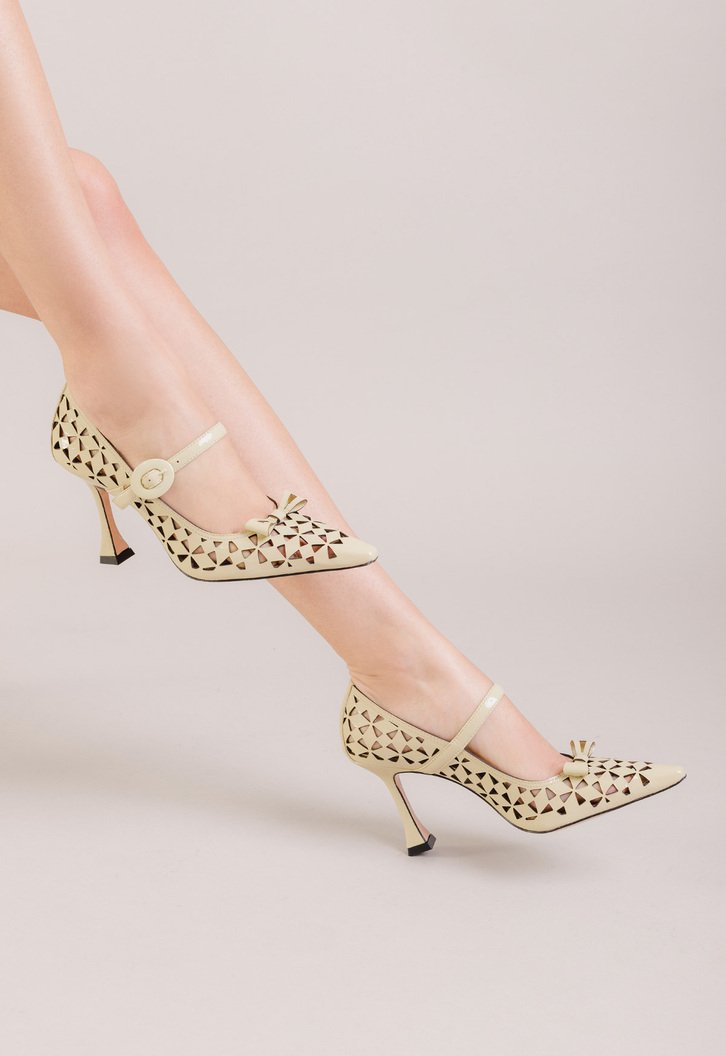 Scarpin Bege Vicenza Georgina