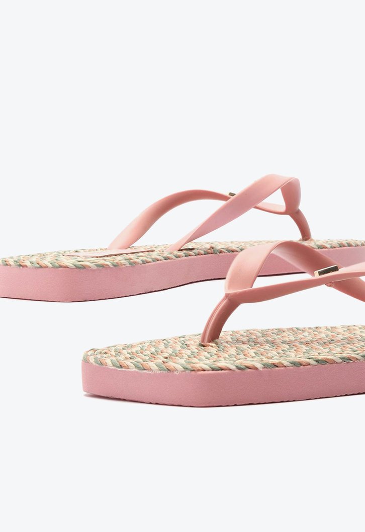 Chinelo De Dedo Rosa Brizza Mint Fluo