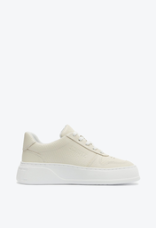 Tênis Flatform Bege Schutz Couro