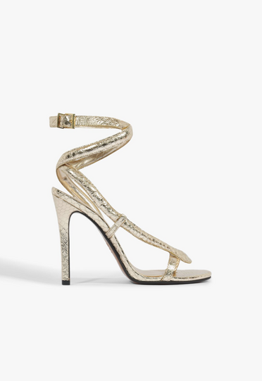 Sandália Courtney High Dourado | ZZ MALL