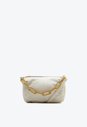 Bolsa Tiracolo Branca Schutz Pequena Vicky Couro