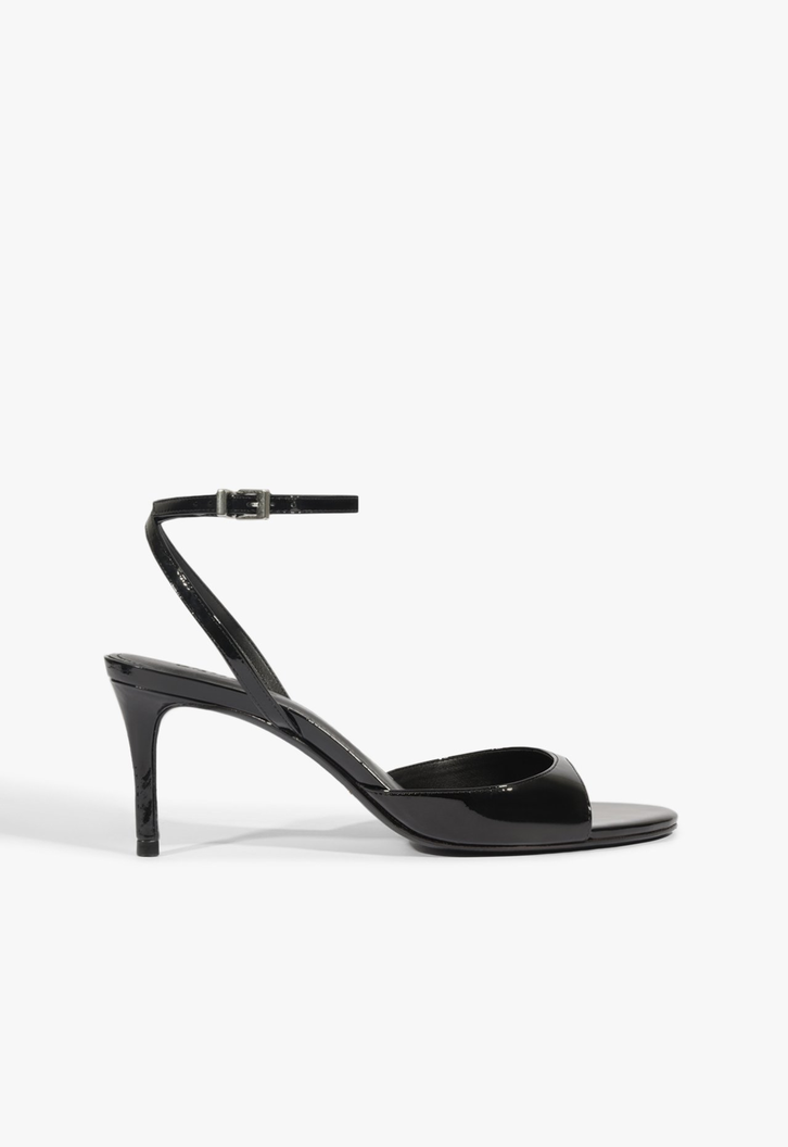Sandália Amie Chain Mid Preta | ZZ MALL