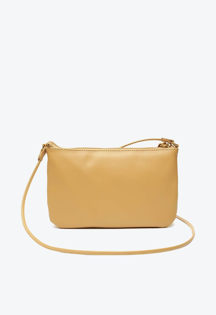 Bolsa Crossbody Básica Nude Anacapri Pequena