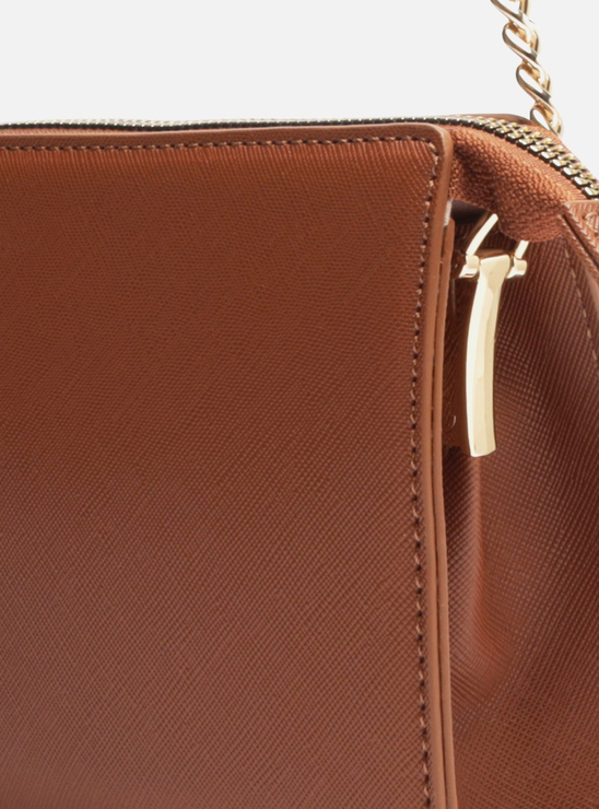 Bolsa Marrom Média Tiracolo Corrente