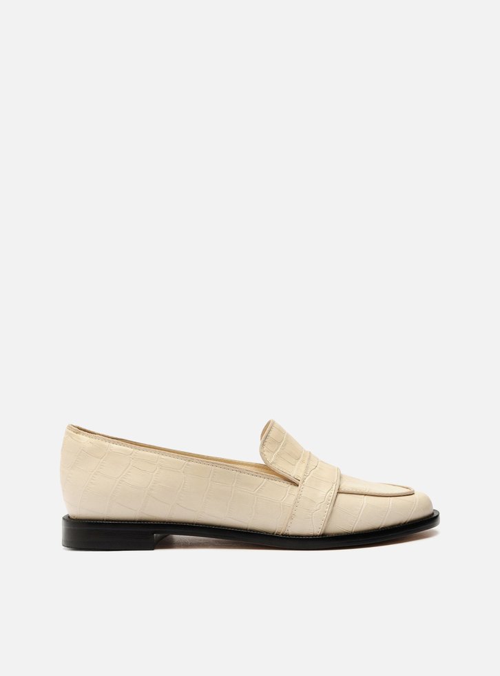 MOCASSIM OFF-WHITE AREZZO CROCO UPTOWN