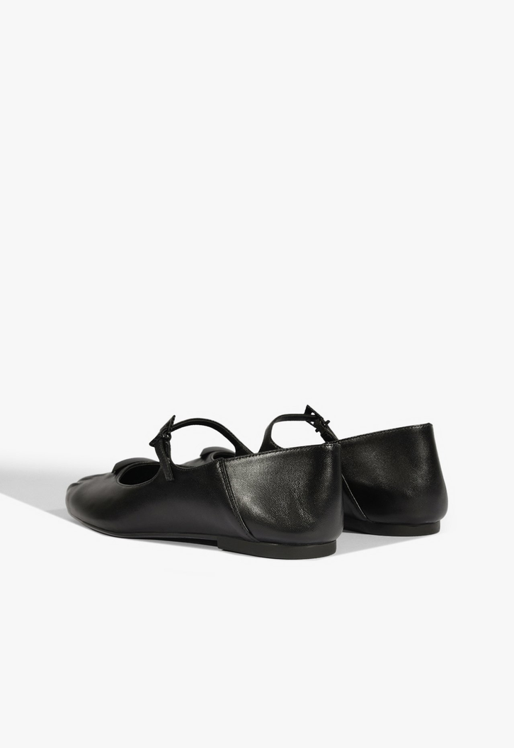 Sapatilha Hint Ballerinas Couro Preta