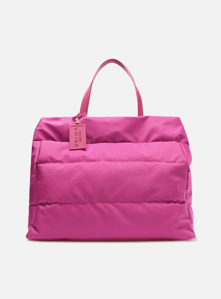 Bolsa Shopping Rosa Orquídea Nylon Gigi Grande