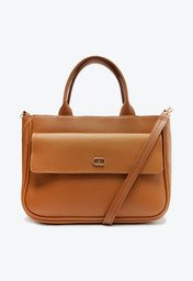 Bolsa Tote Marrom Anacapri Média Bolso Tampa Work
