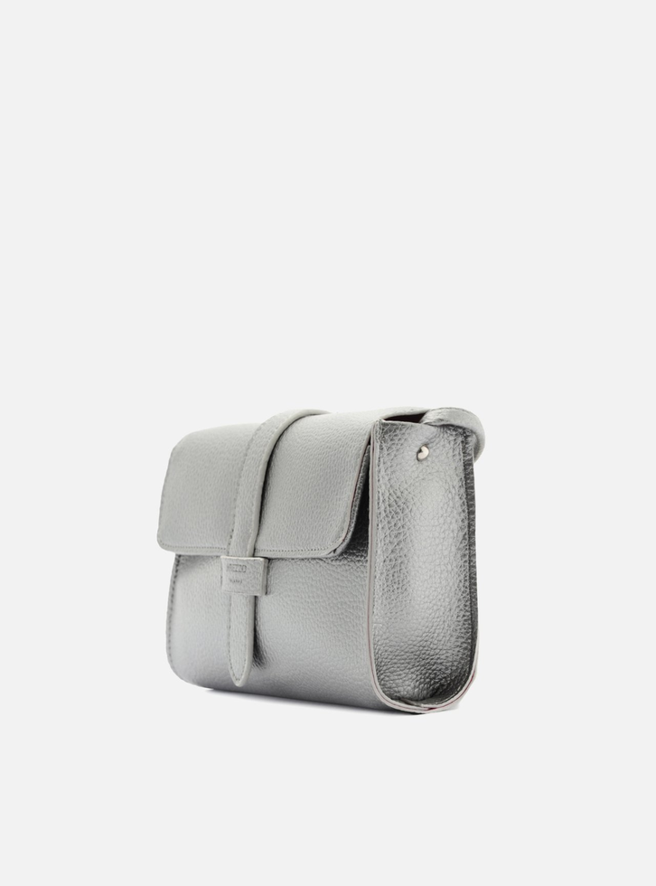 Bolsa Tiracolo Prata Arezzo Betina Pequena | ZZ MALL