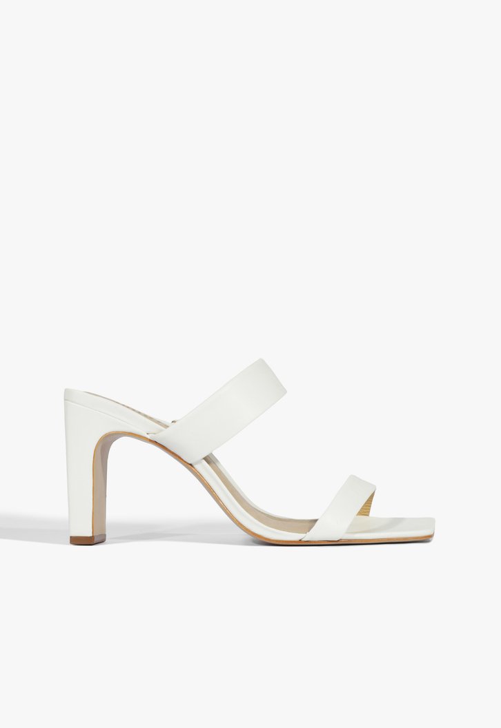 SANDÁLIA MULE HIGH MINIMAL WHITE