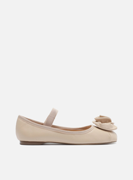 Sapatilha Nude Arezzo Flor