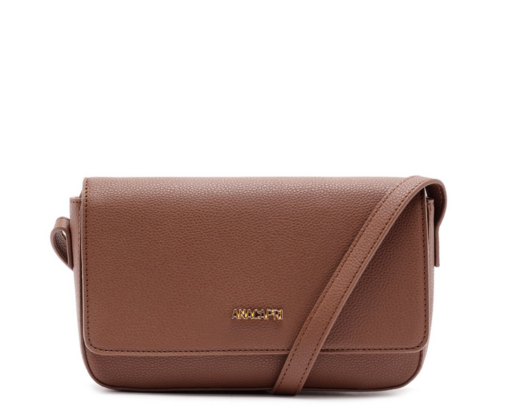 Bolsa Tiracolo Estruturada Marrom
