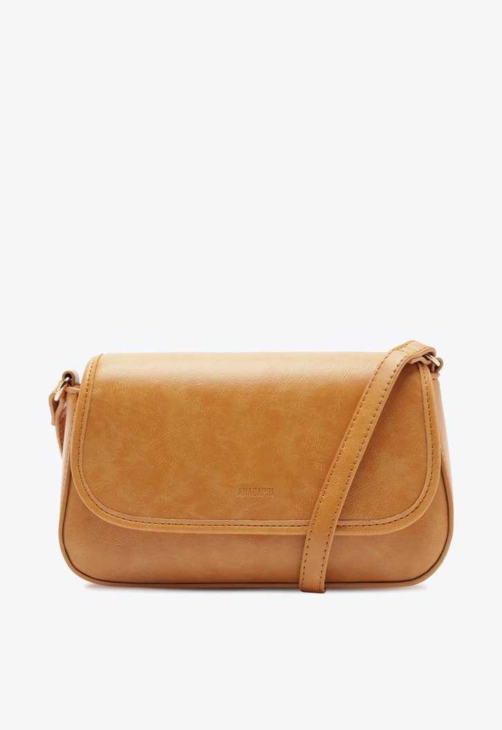 Bolsa Tiracolo Média Vintage Amarela