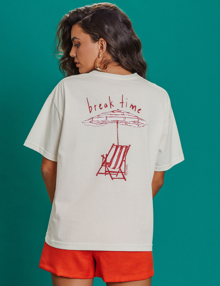 T-Shirt Off-White Laguna Break Time