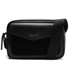 Crossbody Preta Anacapri Bolso Acamurçado Grande