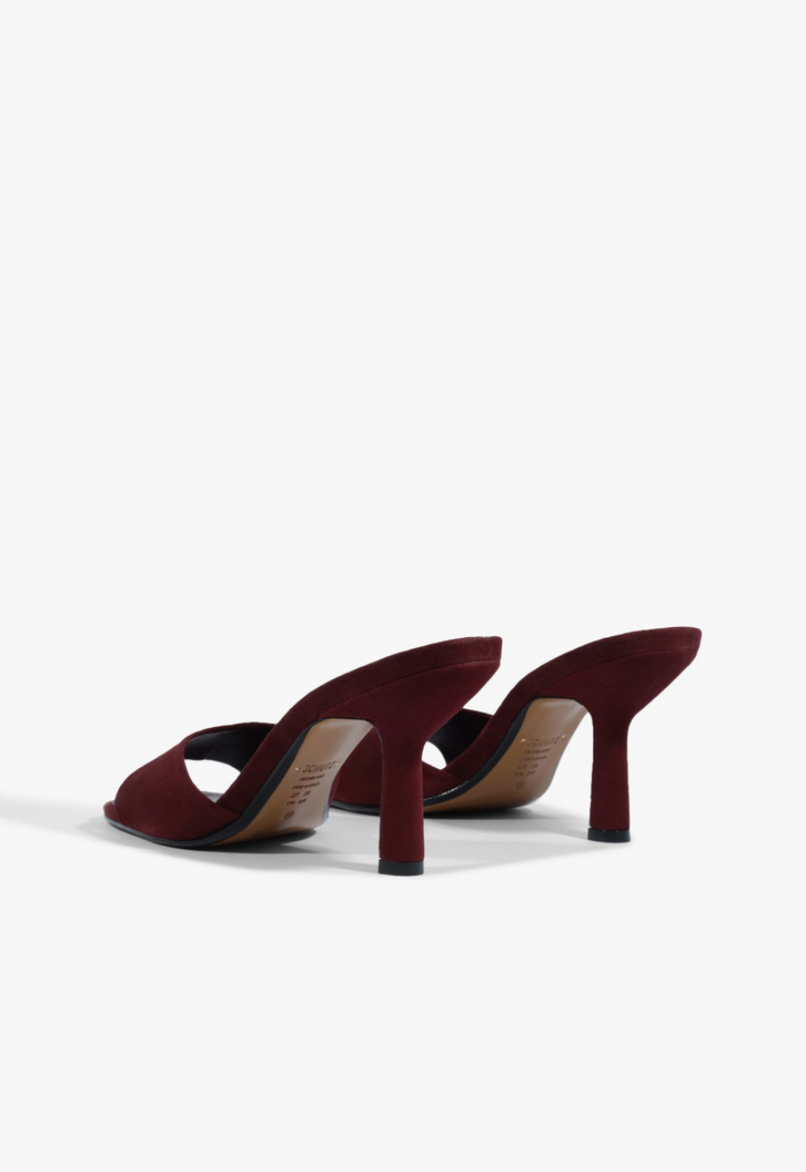 Sandália Mule Posseni Casual Vinho