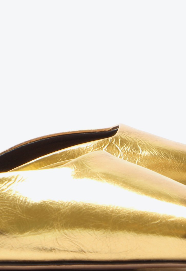 Slingback Dourado Vicenza Servia