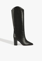 Bota Maryana Salto Western Black