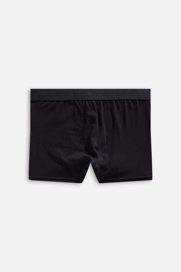 CUECA BOXER PRETA RESERVA BASICA JEANS