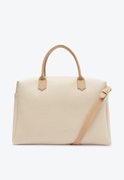 Bolsa Tote Branca Anacapri Média Arredondada