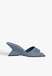 Tamanco Jeans Schutz Abbie Sculpt