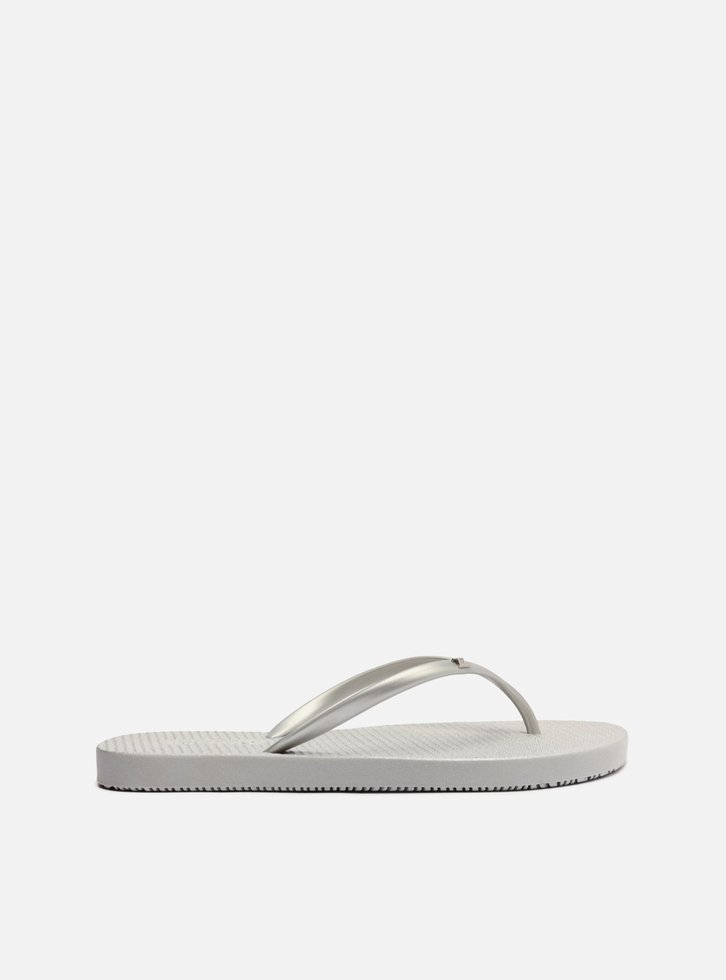 Chinelo de Dedo Injetado Prata Brizza