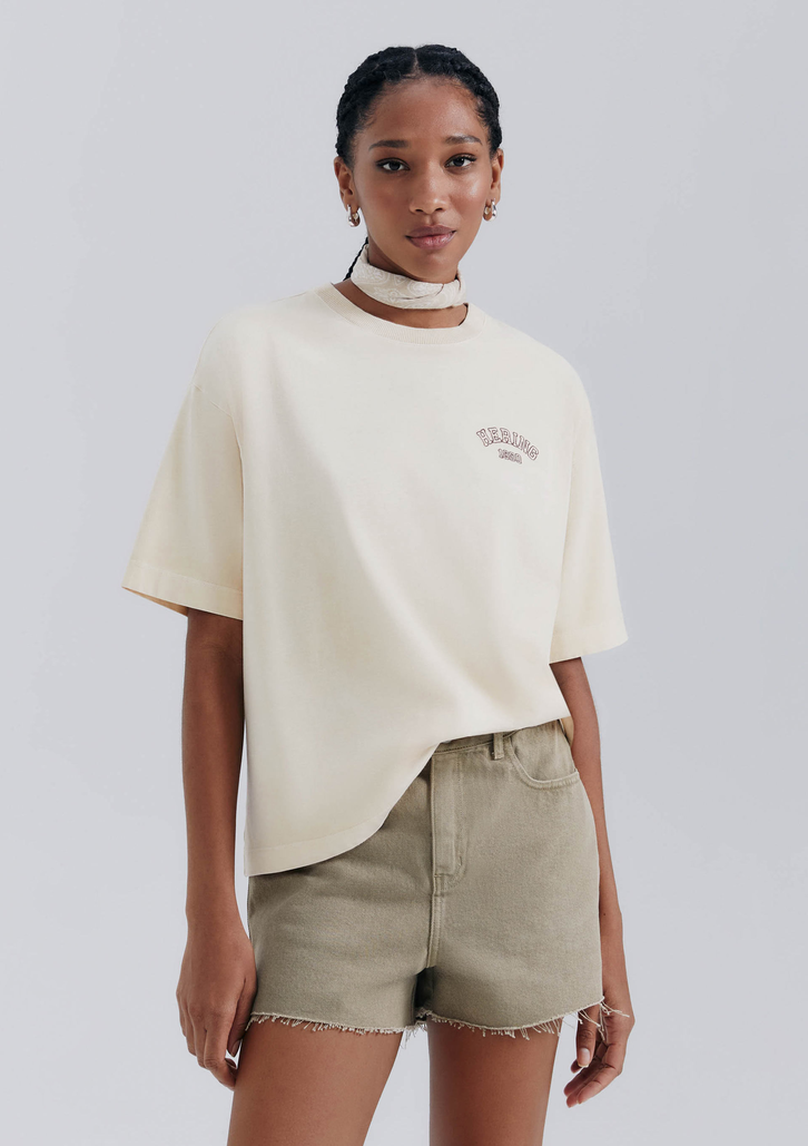 Blusa Feminina Oversized Amarela Hering Super Cotton 1880