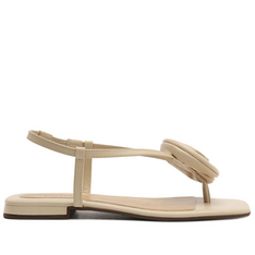 Sandália Slim Flor Branca