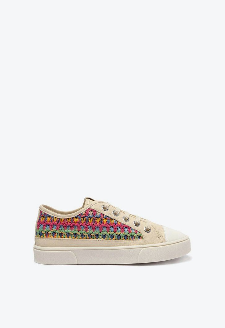 Tênis Infantil Off-White Colorida Arezzo Trama