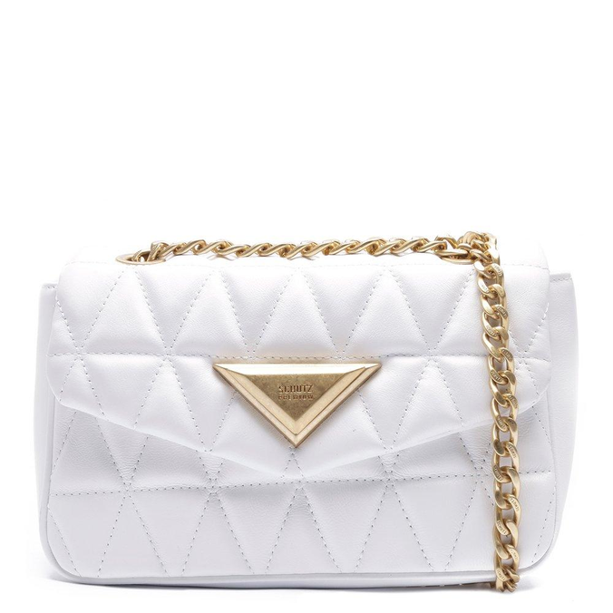 white mini cross body bolsa