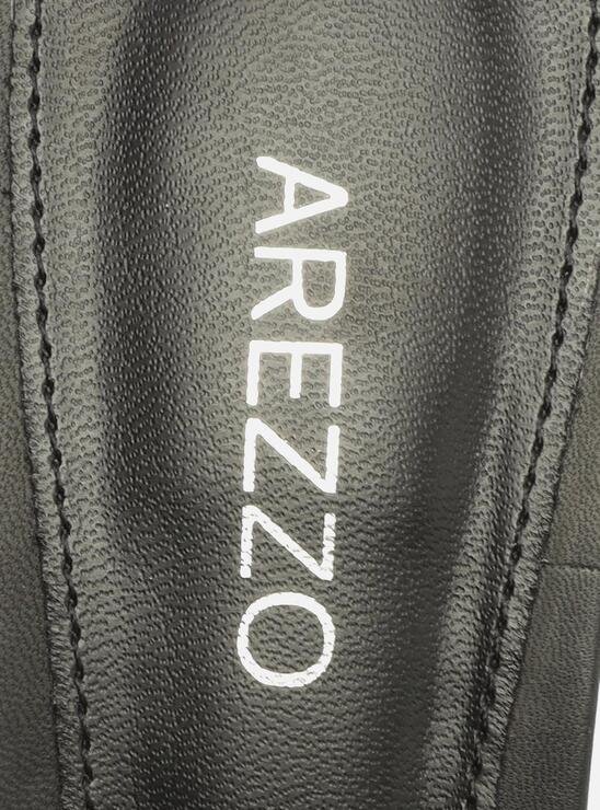 MULE PRETA AREZZO SALTO TAÇA MULTI TIRAS