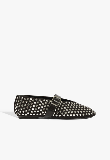 Sapatilha Sabrina Studs Preta | ZZ MALL