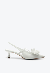 Slingback Branco Vicenza Jasmin