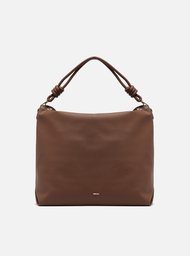 Bolsa Tiracolo Marrom Grande