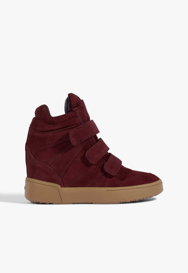 Tenis Sneaker 95 Cano alto Camurça Vinho