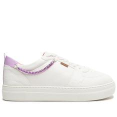 Tênis Branco Lilás Anacapri Stella