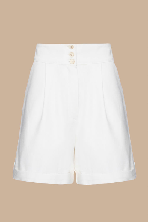 Shorts Off-White Carol Bassi Spiaggia