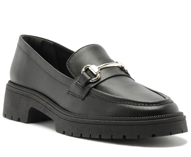 Mocassim Bridão Sola Tratorada Preto