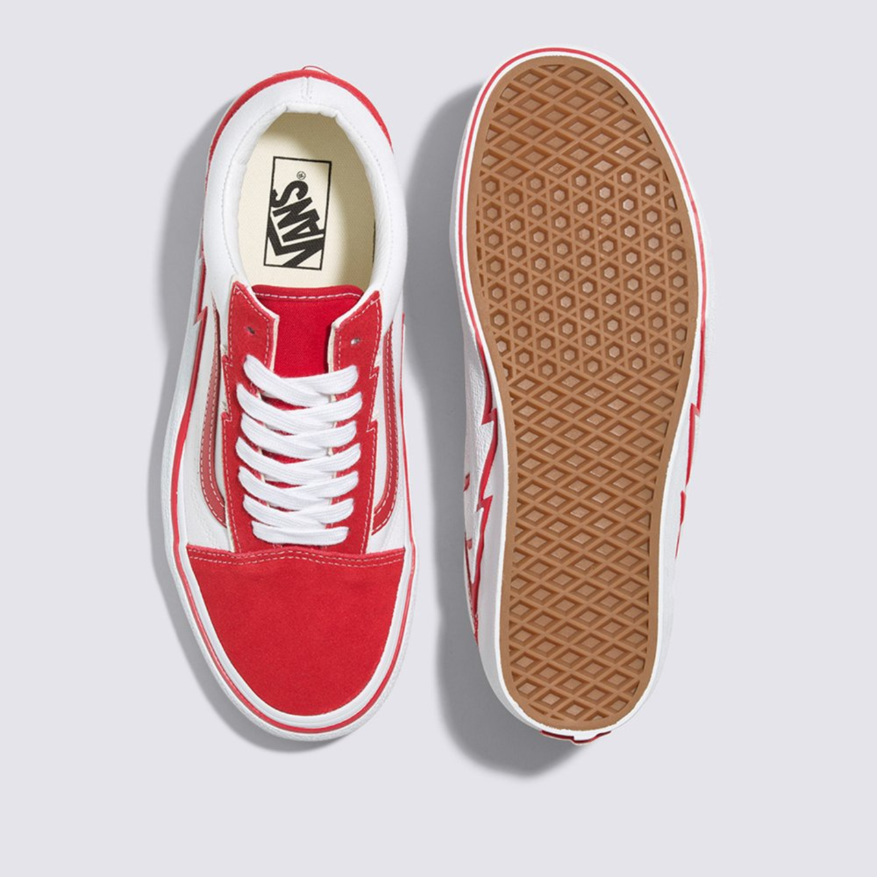 Tênis Old Skool Bolt 2-Tone Red True White | ZZ MALL