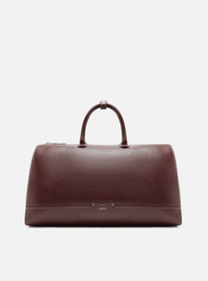 Bolsa De Viagem Vinho Arezzo Couro Grande